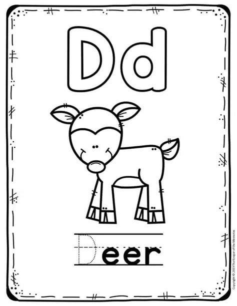 My First Animal Alphabet Preschool Worksheets