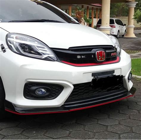 Jual Lips Depan Honda Brio List Merah Di Lapak Bodykit Bodykit