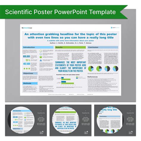 Scientific Poster Powerpoint Template Masterbundles