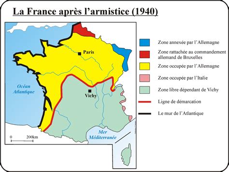 The Vichy Regime And Its Flag: A Map Of Collaboration And Resistance ...