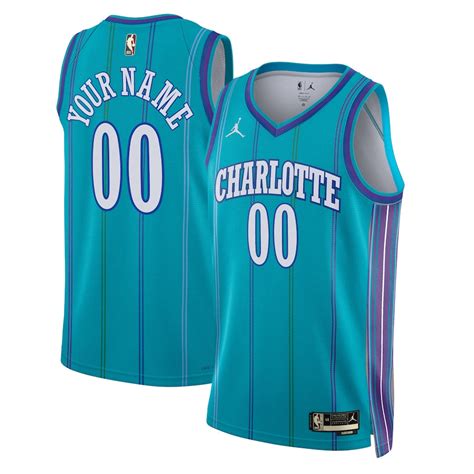 Charlotte Hornets Jordan Brand Unisex 2023 24 Custom Swingman Jersey