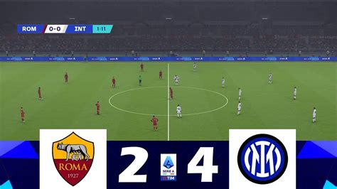 Roma Inter Serie A Tim Momenti Salienti Della Partita