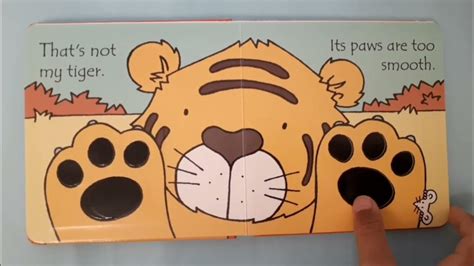 Usborne Thats Not My Tiger Touchy Feely Book For Babies And Kids Read