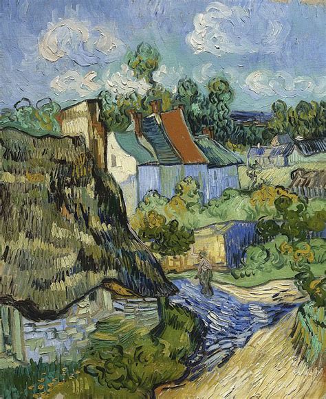 Houses In Auvers Vincent Van Gogh