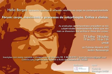 Teatrodan A Realiza Palestra E Roda De Conversa Dra H Lia Borges