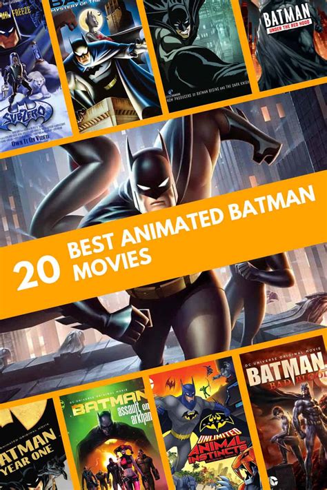 20 Best Animated Batman Movies