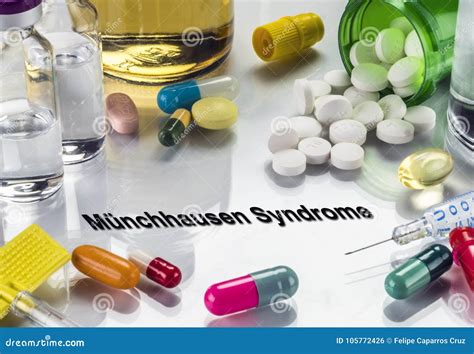 Munchausen Syndrome, Medicines As Concept of Ordinary Treatment Stock ...