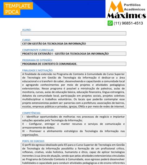 Projeto De Extensão I Gestão Da Tecnologia Da Informação