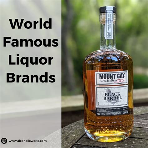 Most Popular Alcohol Brands In The World- Alcoholic World ...