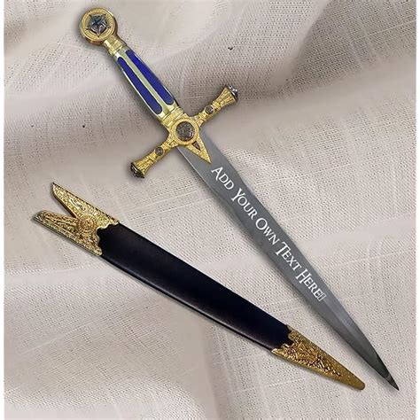 Personalized Medieval Sigil Dagger - Choose Your Graphic w/ Free Text ...