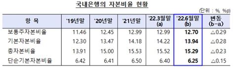 2분기 국내은행 Bis 비율 악화금리인상 여파 연합뉴스