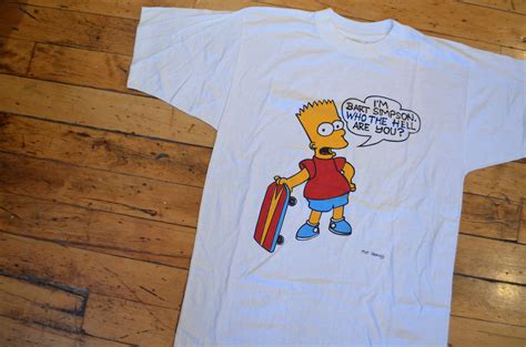 Vintage 90s Bootleg Bart Simpson Unisex T Shirt Etsy Bootleg Bart Shirts Cool Shirts