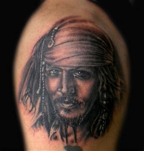 Capt. Jack Sparrow by Shane Baker : Tattoos