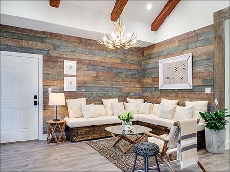 Used Barn Board Accent Wall Living Room Living Room Home Decorating