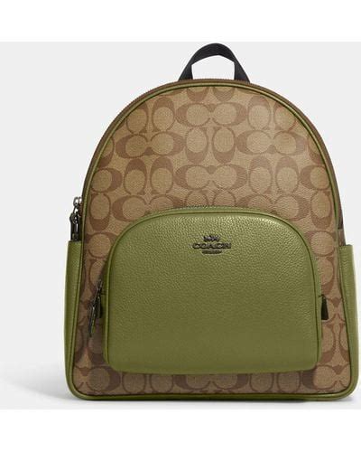 Green Coach Outlet Backpacks For Women Lyst