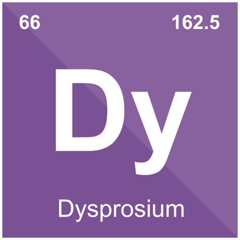 Dysprosium Generic color fill icon