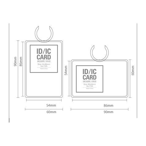 Transparent Id Card Holder With Lanyard