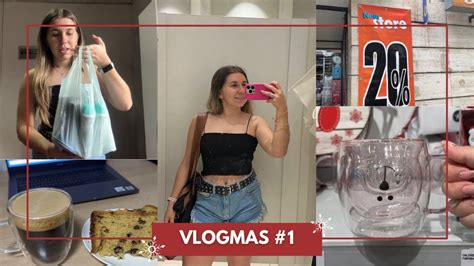 VLOGMAS 1 vamos de compras haul más YouTube