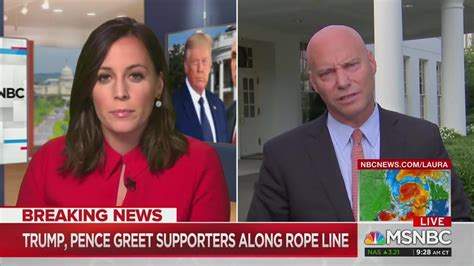 MSNBC Anchor Hallie Jackson Confronts Pence Chief of Staff Marc Short ...