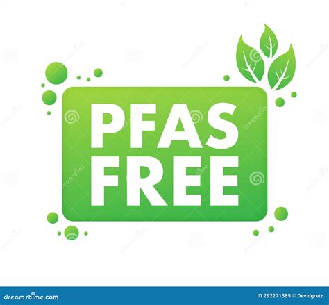 Pfas Free Label. Proper Nutrition, Healthy Eating. Pfas Free Sign ...