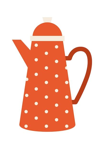 Premium Vector Ceramic Teapot Icon Vector Illustration