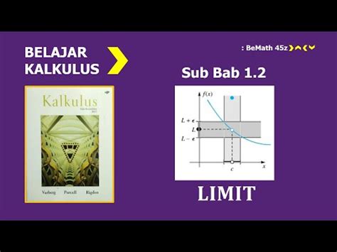 Kalkulus 1 Purcell Sub Bab 1 2 Definisi Limit Pembuktian Limit