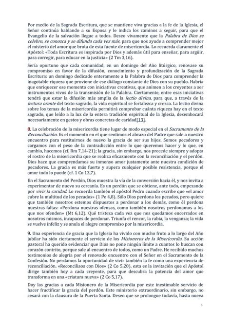 Carta Apost Lica Misericordia Et Misera Pdf