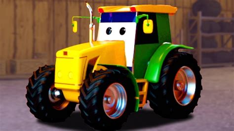 Tractor Car Garage Learning Video For Toddlers Kids Shows Cartoon