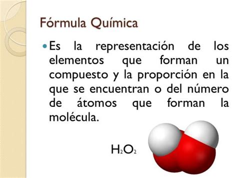 Definición de Fórmula química Qué es Significado y Concepto