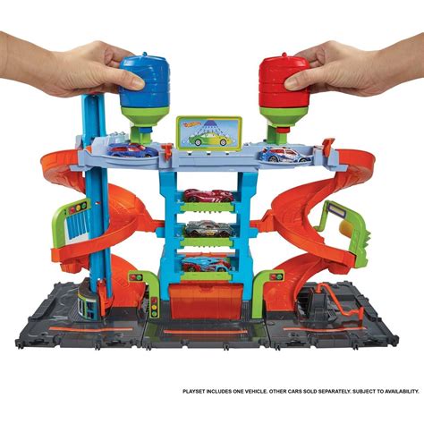 Hot Wheels City Color Shifters autoumývačka so špirálou 4KIDS sk