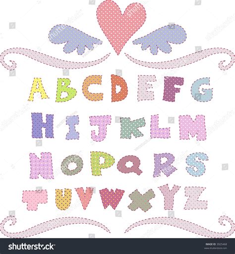 Alphabet Stock Vector Illustration 3925468 Shutterstock