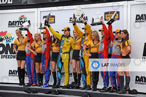 January Daytona Beach Florida Usa Gs Podium Porsche