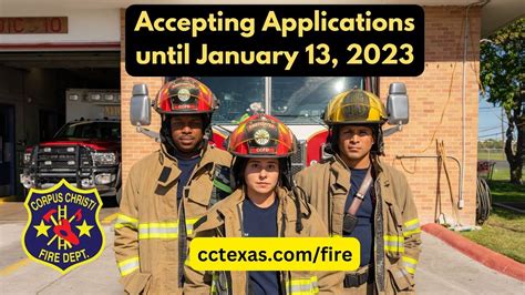 City Of Corpus Christi Ccfd Now Recruiting Until January