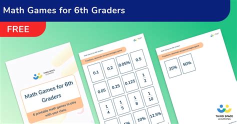 [FREE] Math Games for 6th Graders - Third Space Learning