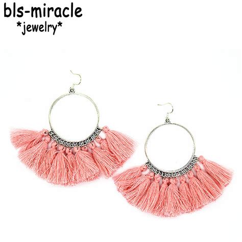 Bls Miracle Couleur Mode Gland Boucles D Oreilles Pour Femmes Boh Me