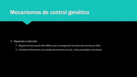 Niveles de regulación genética en bacterias PPT