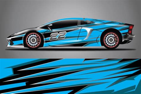 Premium Vector Car Decal Wrap Design Vector