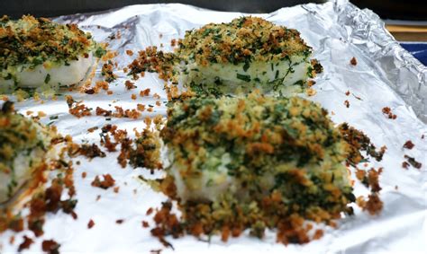 Herb Crusted Baked Halibut Recipe