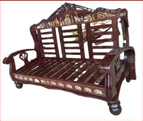 Brown Painted Seater Sheesham Wood Sofa Set At Rs Piece In