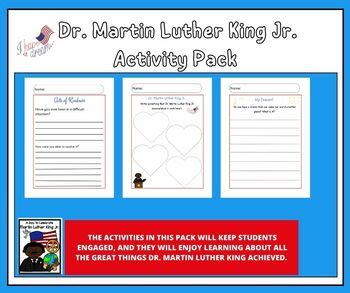 Black History Month Activities - Martin Luther King Jr. by Learn Grow ...