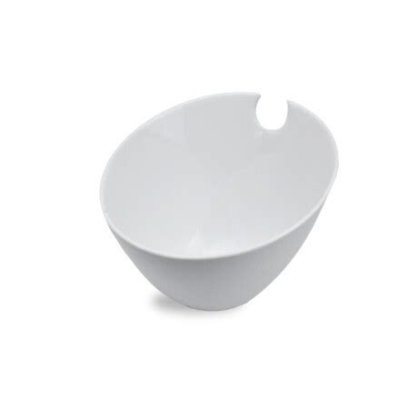 BOWL CERAMICA BCA LISO INCLINADO 21X15 5CM 517 Q16 M4 El Clon