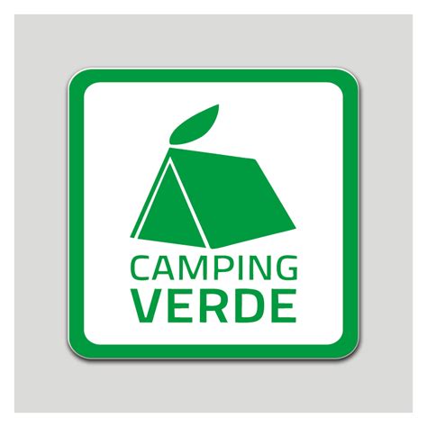 Placa Distintivo Campamento De Turismo Verde Galicia