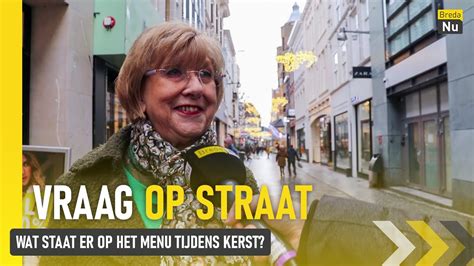 Wat Staat Er Op Het Menu Tijdens Kerst Vraag Op Straat Youtube