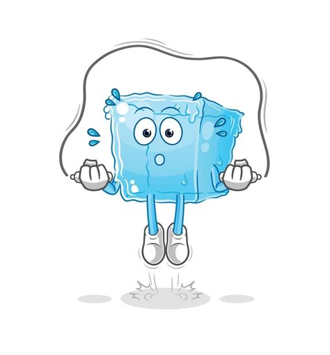 ice cube cartoon vector 10104210 Vector Art at Vecteezy