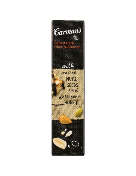 Carman S Salted Dark Choc Almond Gourmet Protein Bars 200g Ally S