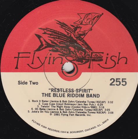 Blue Riddim Band Restless Spirit Flying Fish Ff255 Dizonord