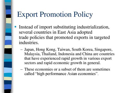 Import Substitution Policy And Export Promotion Policy Ppt Download