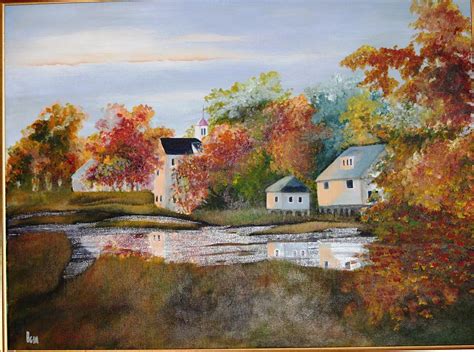 Kennebunkport Maine Painting By Fabienne Agin Fine Art America