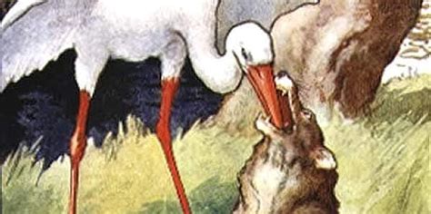 O Lobo E A Cegonha - Biblioblog EBMoura: "O lobo e a cegonha" - Ainda temos fábulas para ...