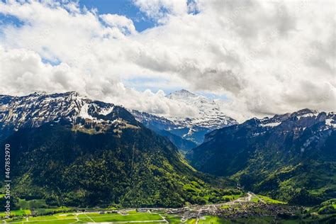 Interlaken Lauterbrunnen Eiger M Nch Jungfrau Aussicht Harder